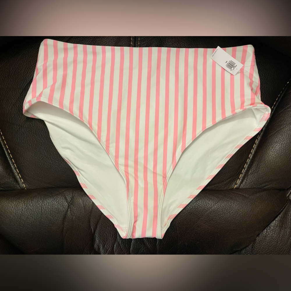 XXL Old Navy Pink Stripe Bikini Bottom (New with Tags)